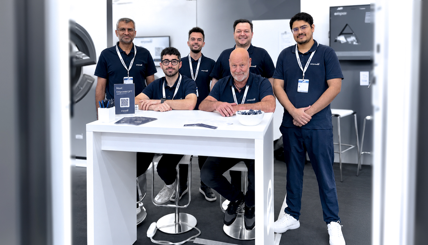 EmpowerGPT team at an event
