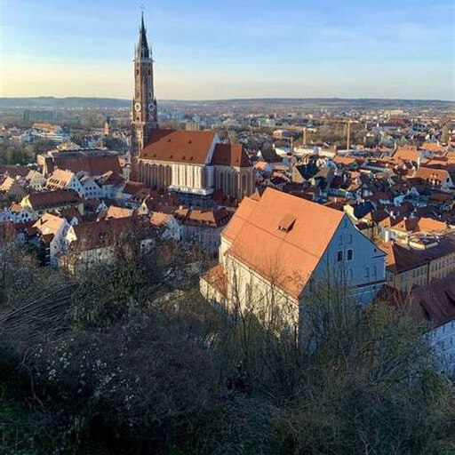 Landshut city view
