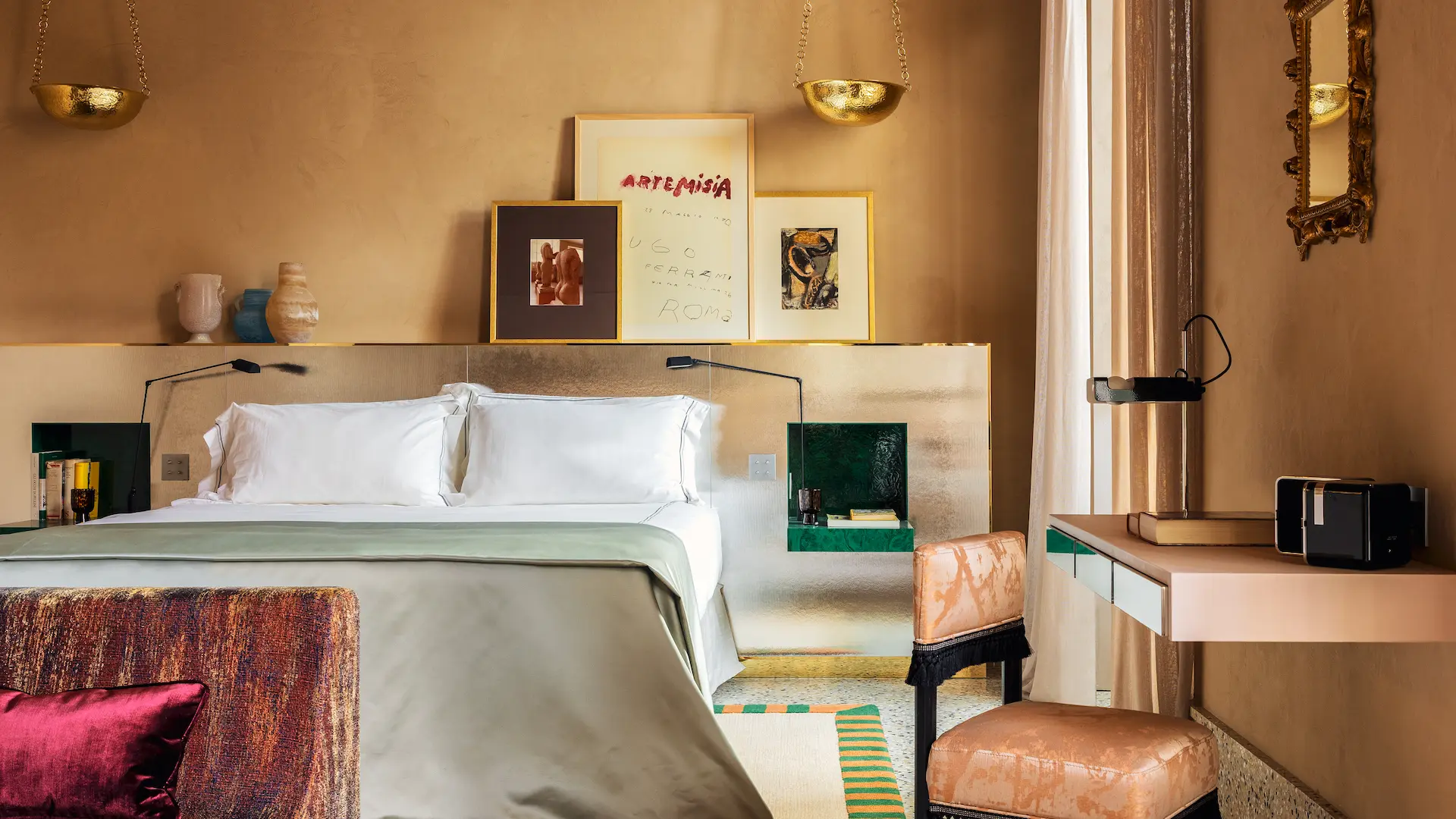 Stylish and cozy hotel rooms at Hotel Experimental Roma, offering comfort and elegance in the heart of Rome.