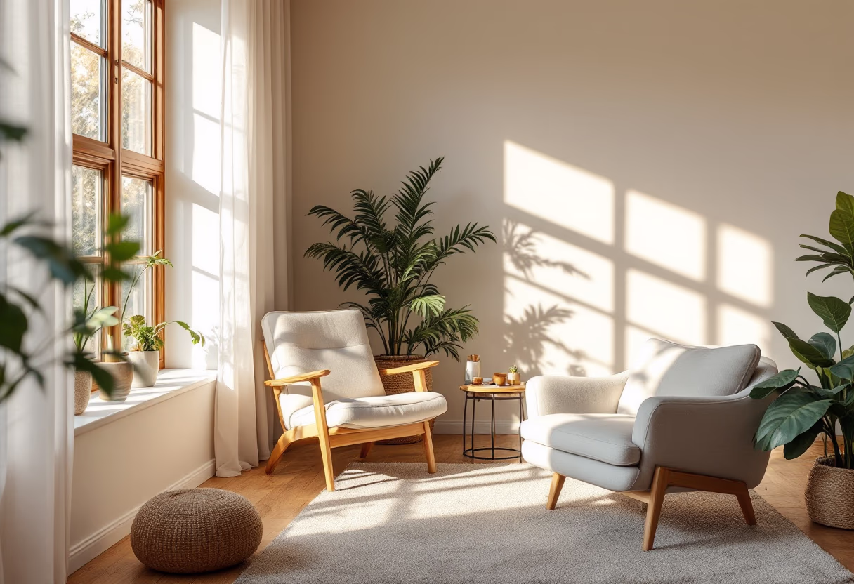 [background image] image of a serene office space (for a personal coach & consultant)