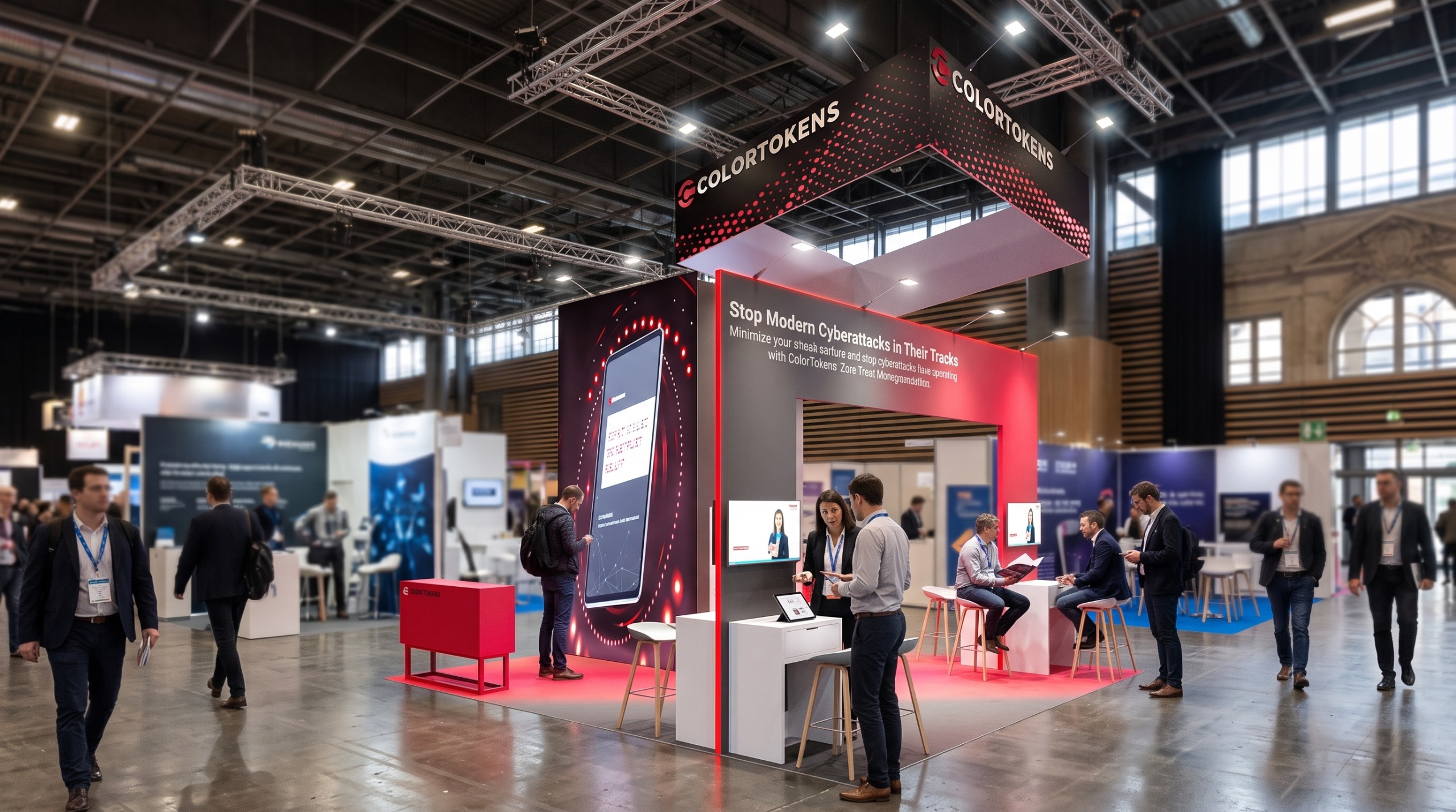 Stand sur mesure conçu pour ColorTokens