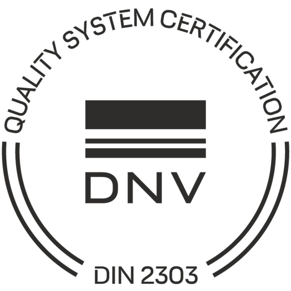 Logo DNV certification DIN 2303