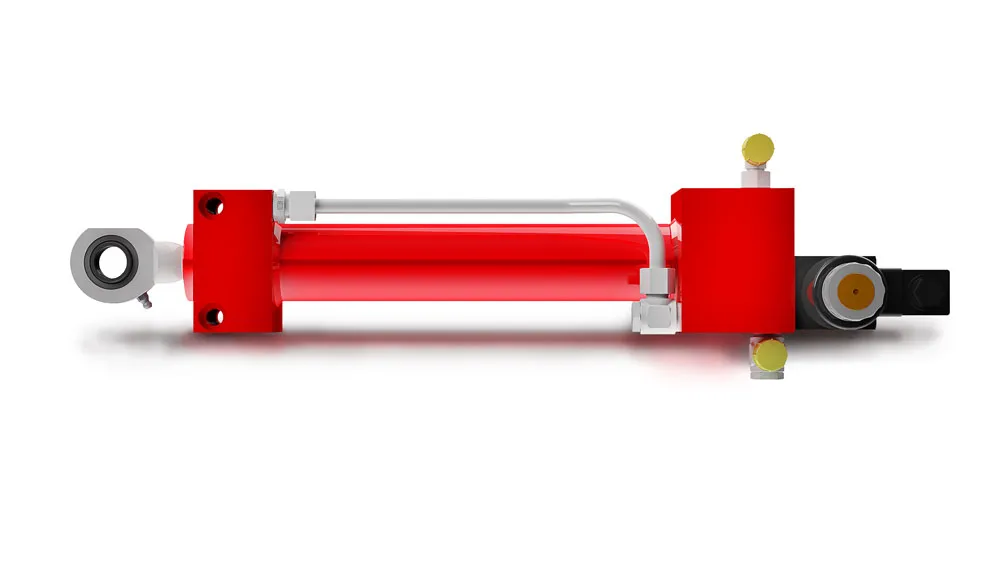 Differentialzylinder für Axialbewegungen in einer Abrundmaschine - individueller Hydraulikzylinder von AROS Hydraulik in Memmingen