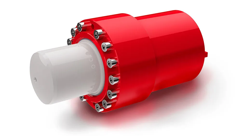 AROS plunger cylinder for channel baling press