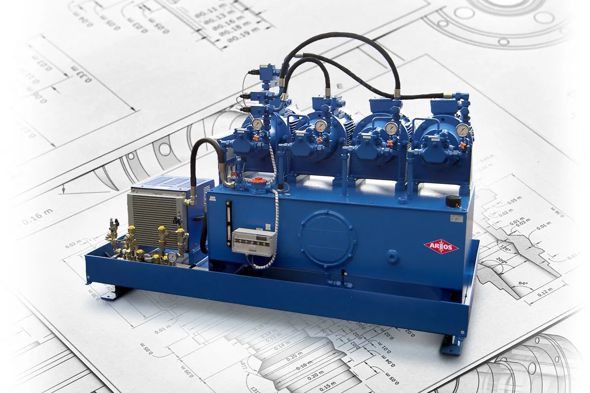 Individual hydraulic power units from AROS Hydraulik
