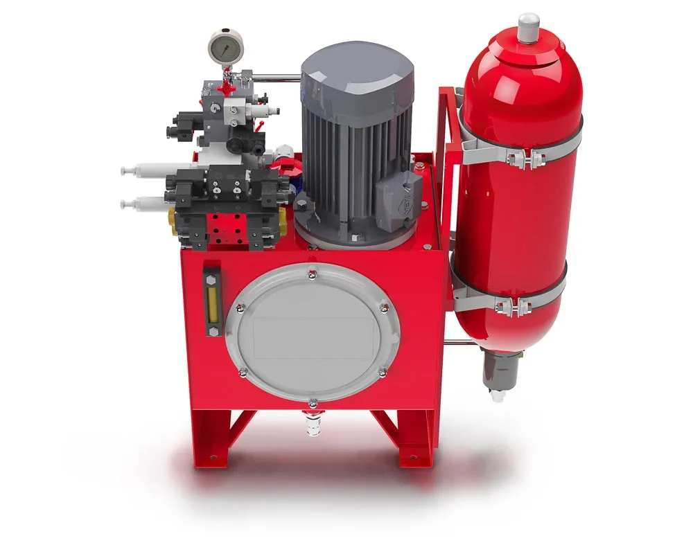 Individuelles Hydraulikaggregat für Stahlwasserbau von AROS Hydraulik