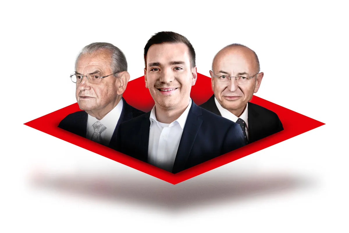 Image picture of AROS Hydraulic Managing Director: company founder Alfred Rosbroj, son Hans-Dieter Rosbroj and grandson Alexander Rosbroj (center)