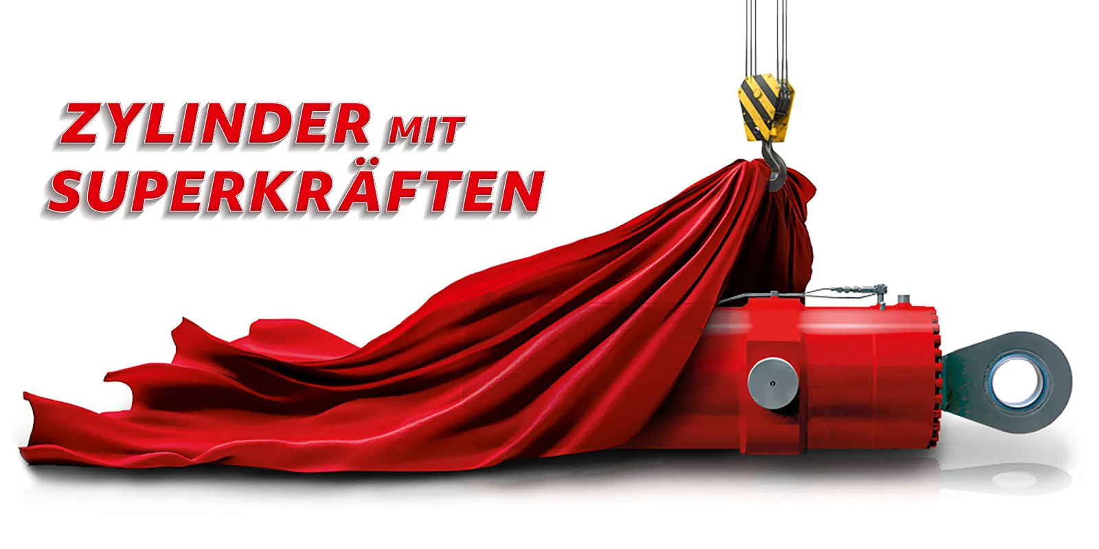 Hydraulikzylindern von AROS Hydraulik sind individuelle Superkräfte