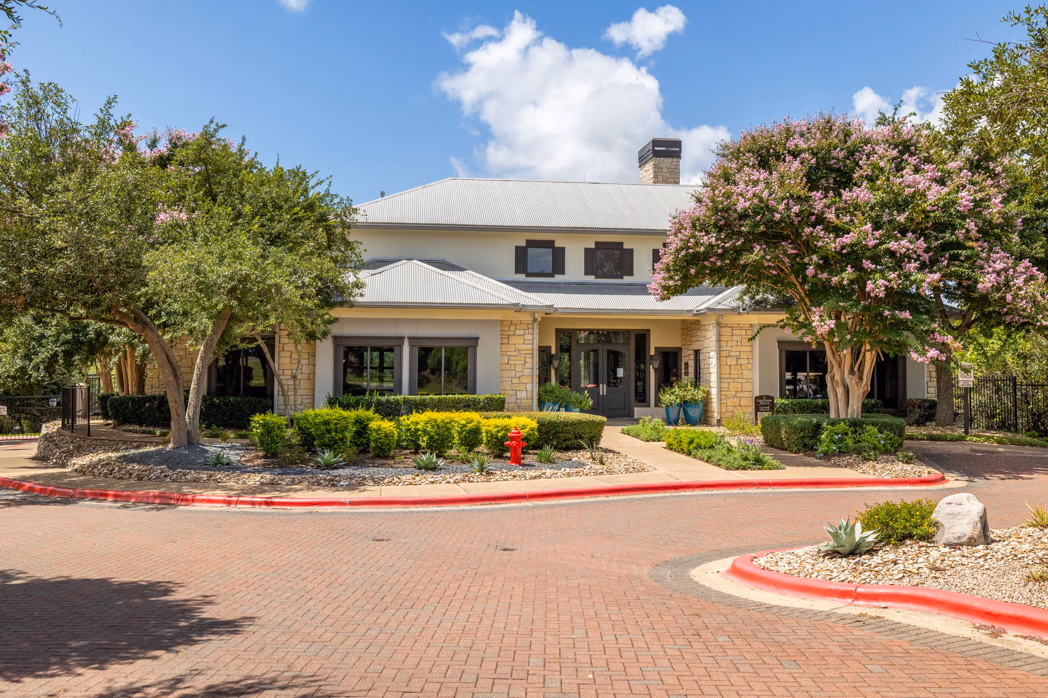 leasing office parking lot