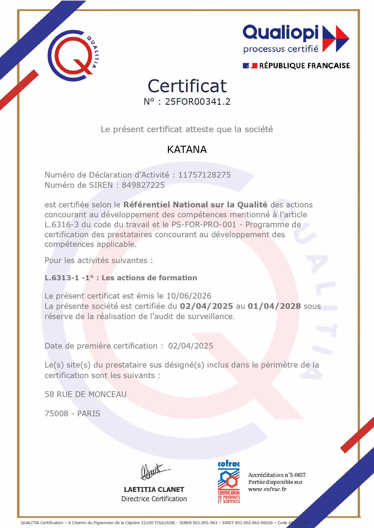 certification qualiopi