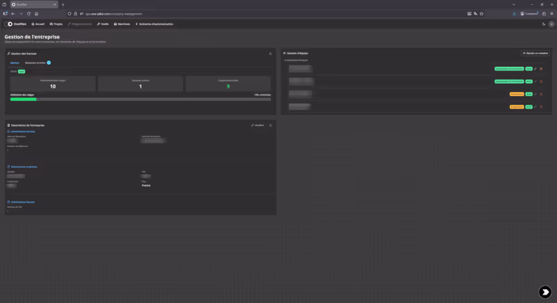 Licences logiciel CNC : multi-machines et multi-utilisateurs