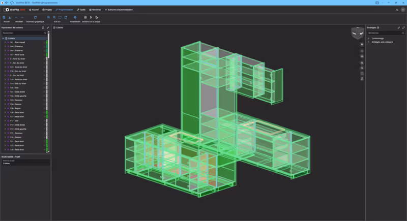 Configuration machine simplifiée