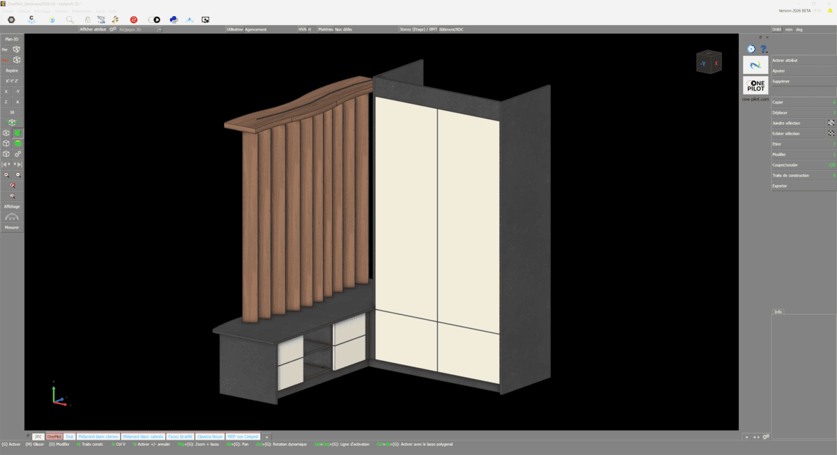 Connexion Cadwork : workflow CAO → FAO