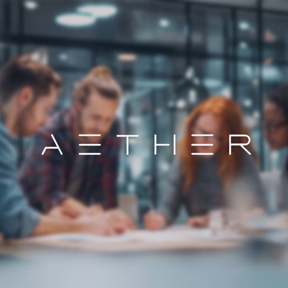 Close-up of a perforated metallic surface with orange and blue light reflections.