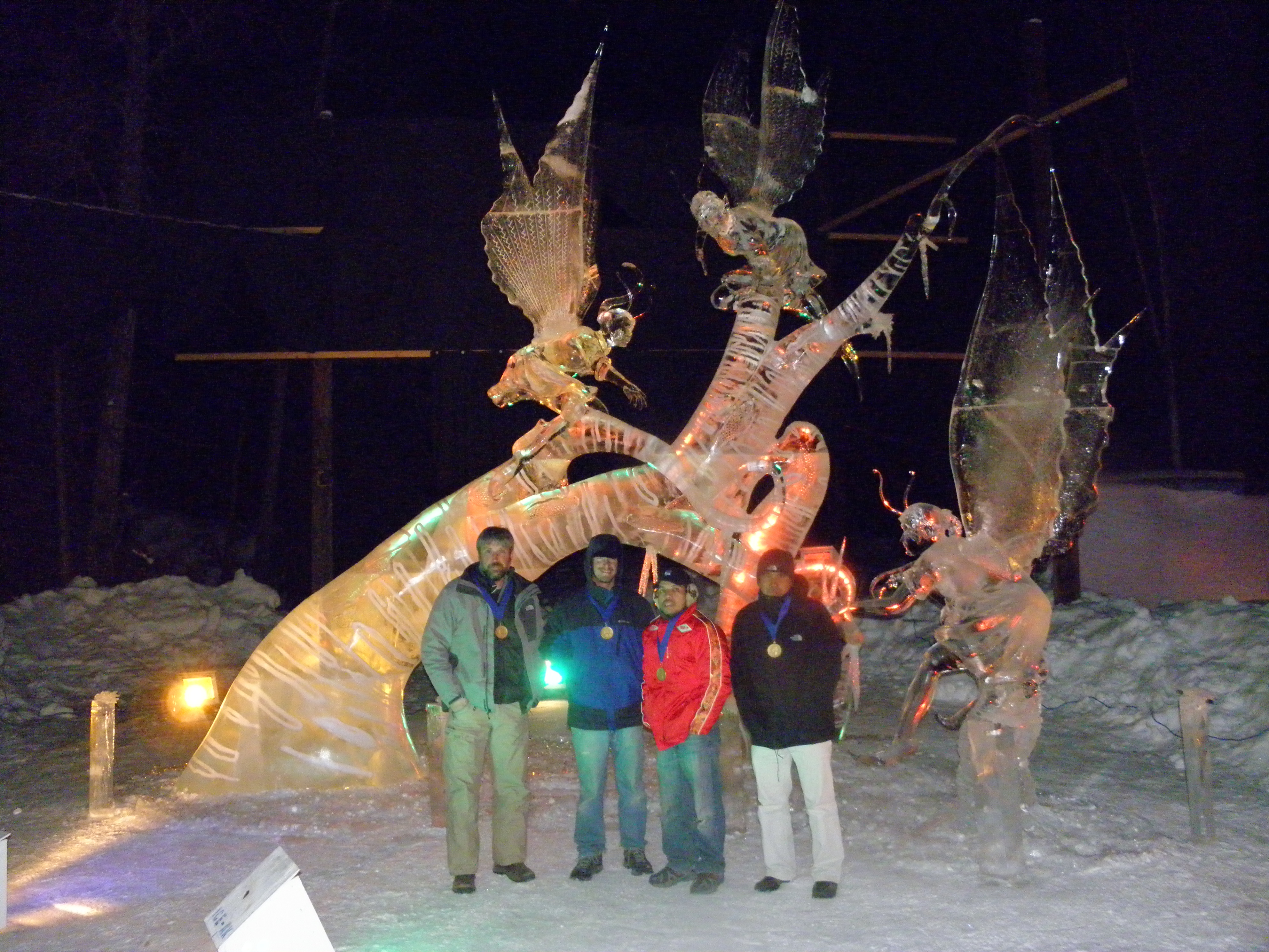 2014 World Championship Team "MAIDENS OF THE BIRCH" Victor Dagatan, Jess Parrish, Angelito Baban, Jim Duggan
