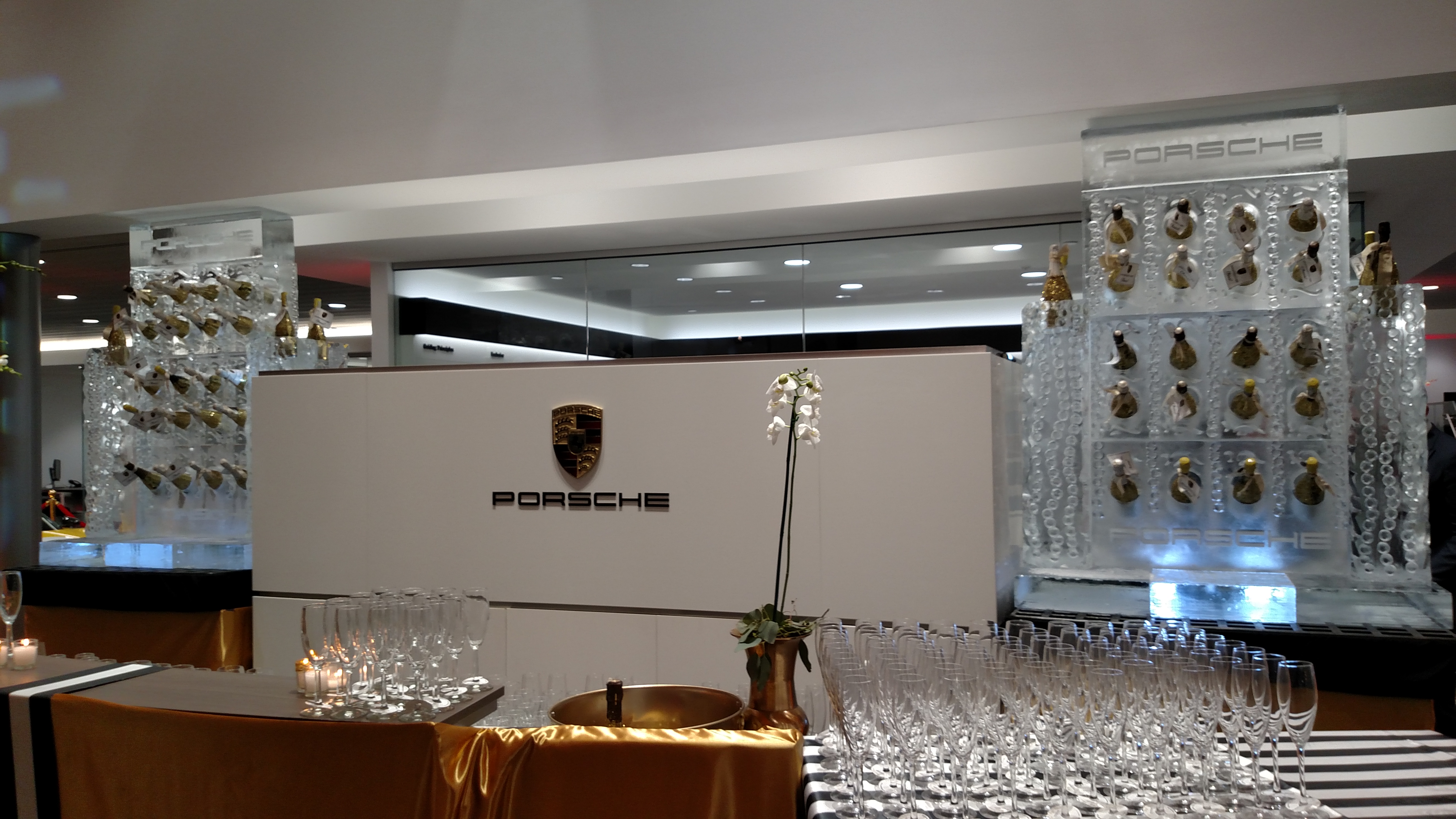 Champagne Bottle Walls