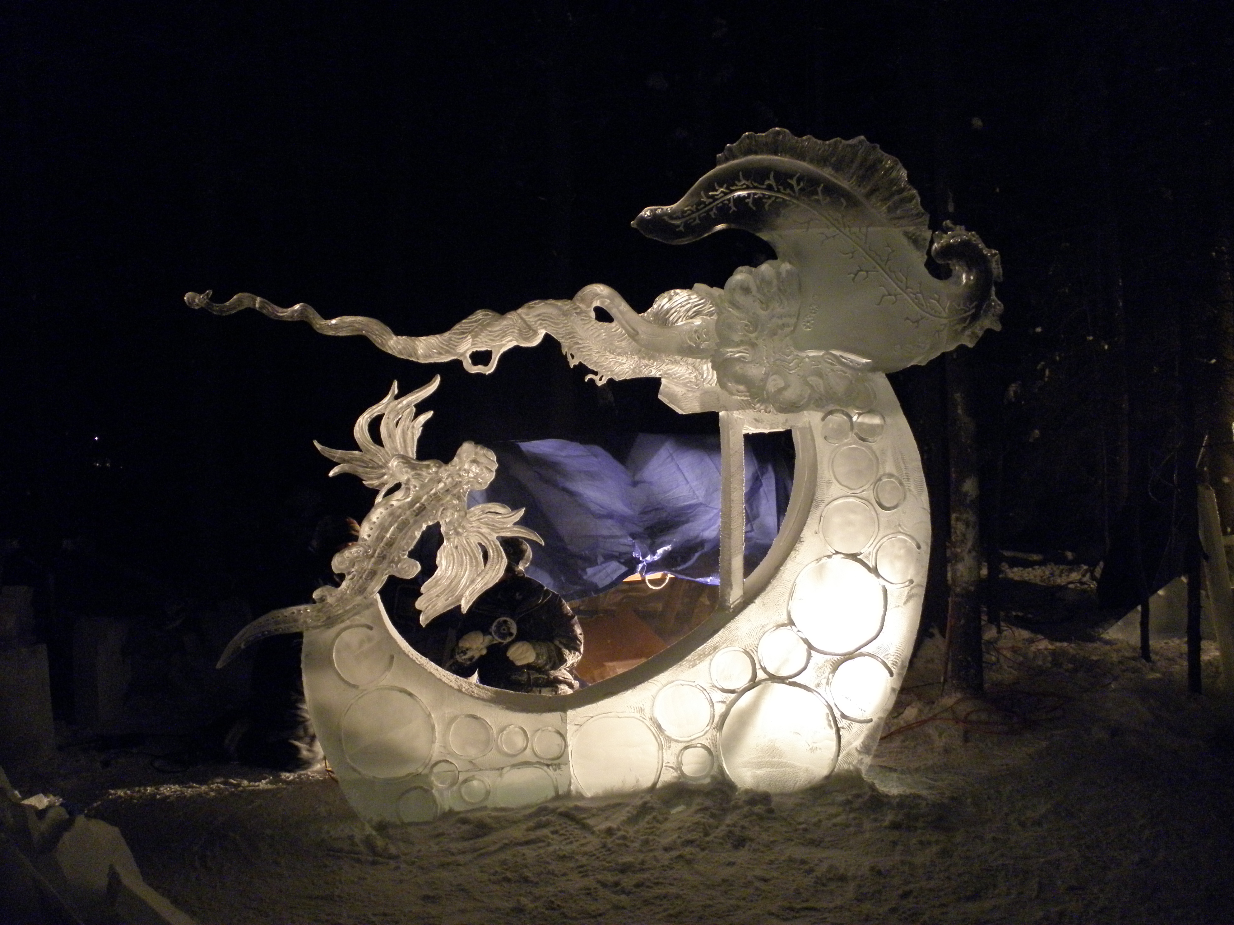 WIAC Production at night