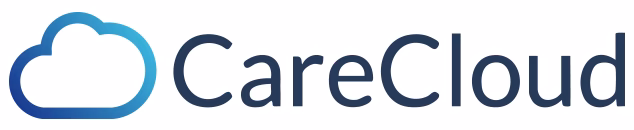 CareCloud Firmenlogo mit stilisierter Wolke links vom Schriftzug.