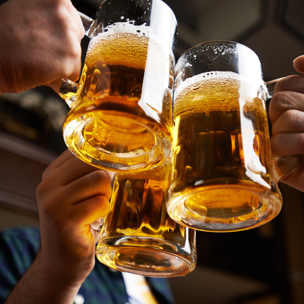 Alcohol is a common addition to celebrations and social outings but be careful when having it as it will negatively impact your recovery.