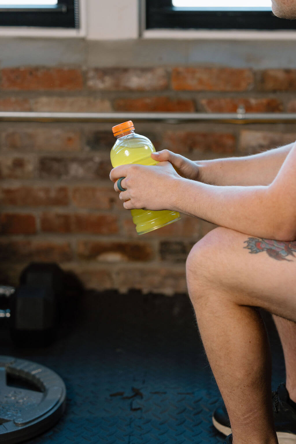 Soccer player sprinting during a match - creatine and soccer performance nutrition