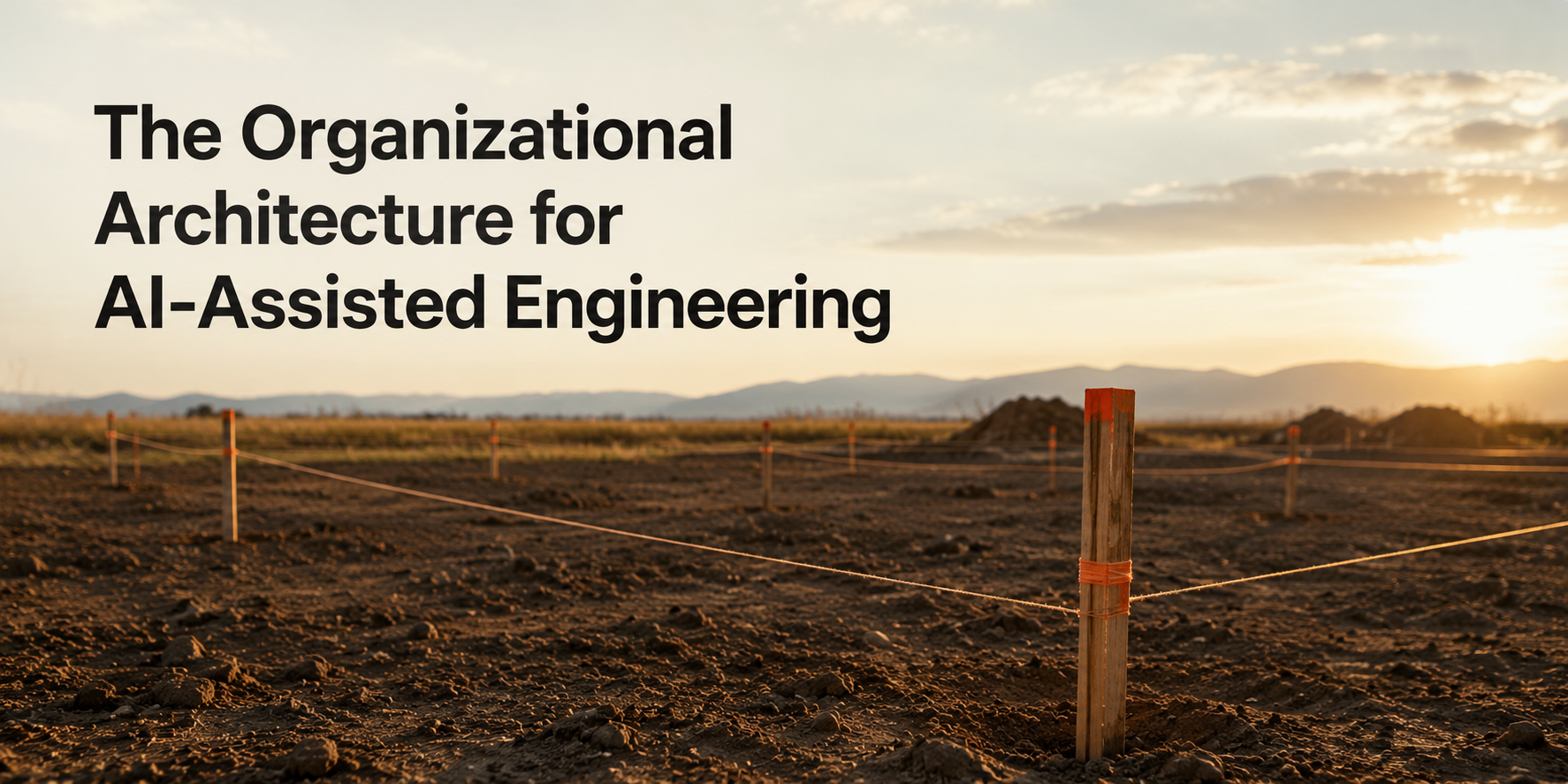 The Organizational Architecture for AI-Assisted Engineering