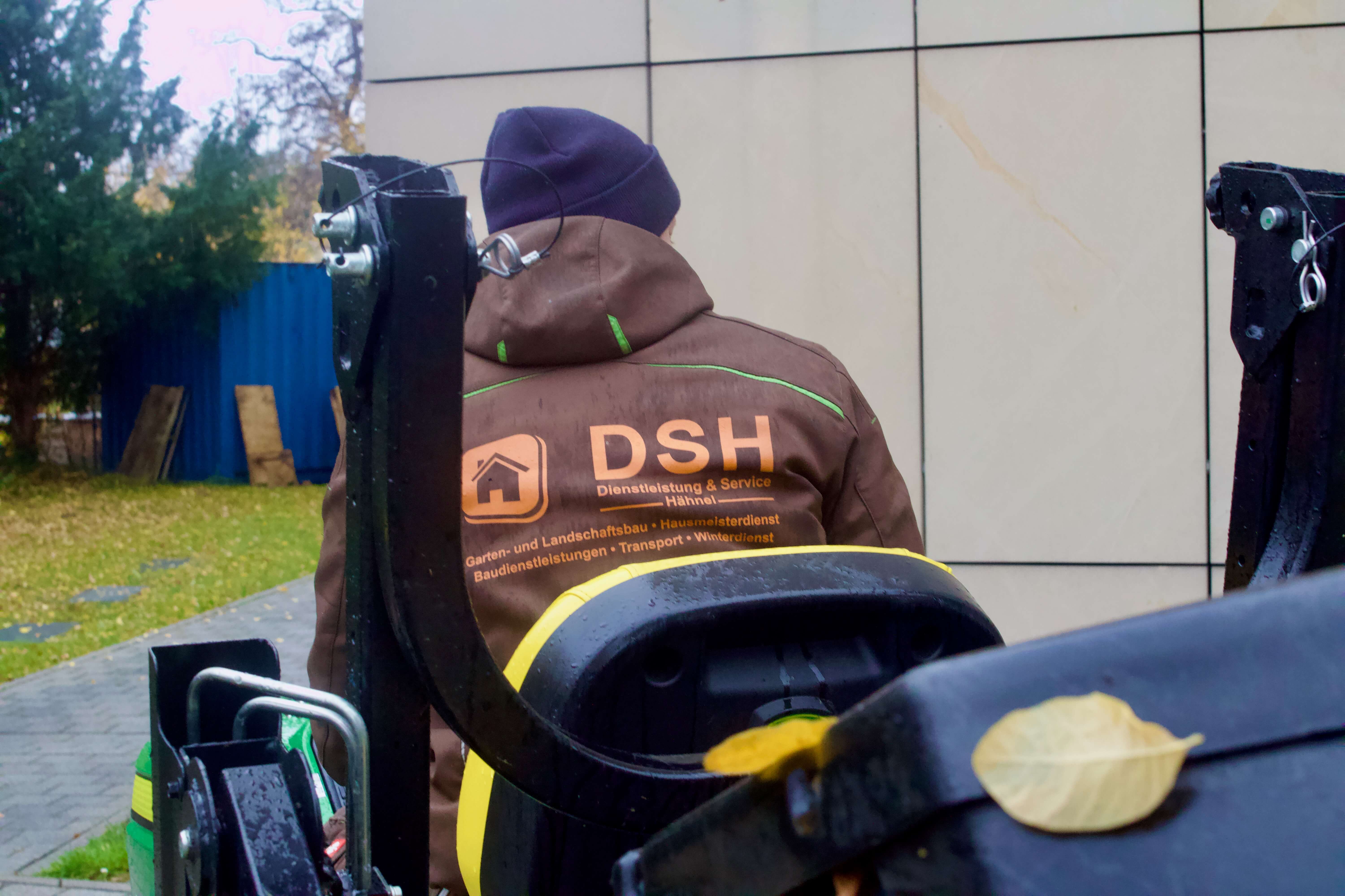 Das Team auf der Baustelle.