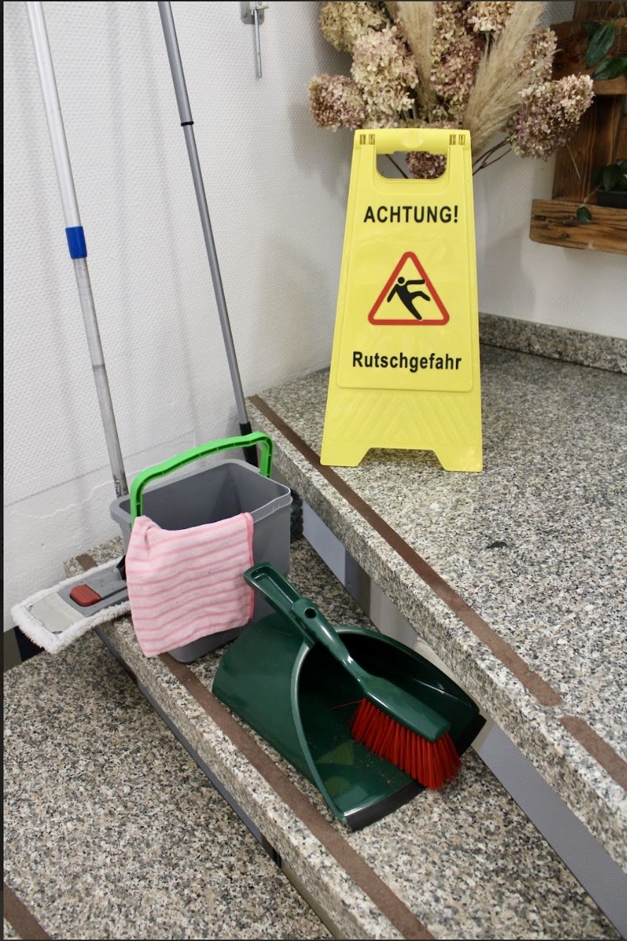 Das Team auf der Baustelle.