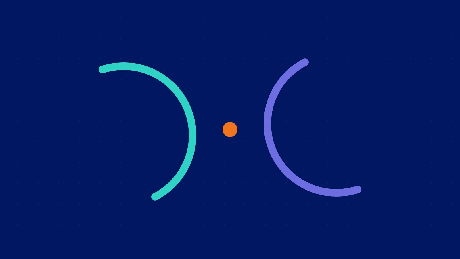 Two arcs converging on a single point, representing SEO and PPC meeting in one strategy