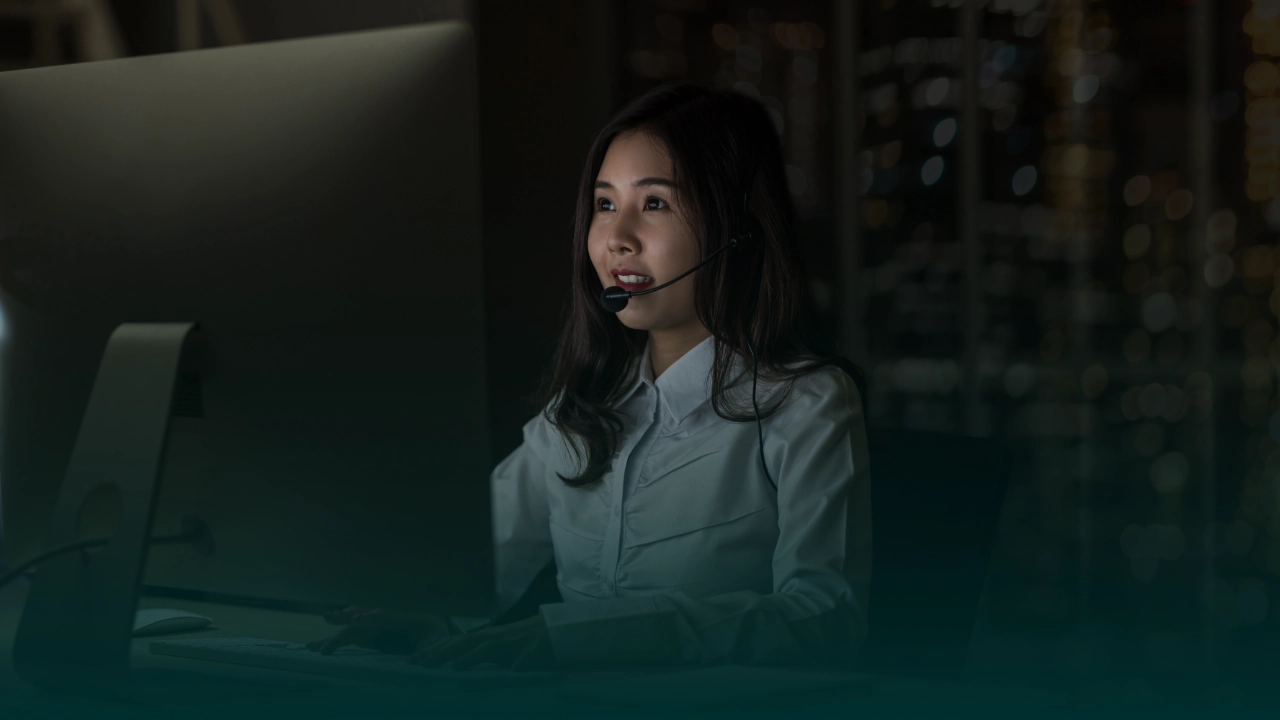 image of service area map for a courier & delivery service