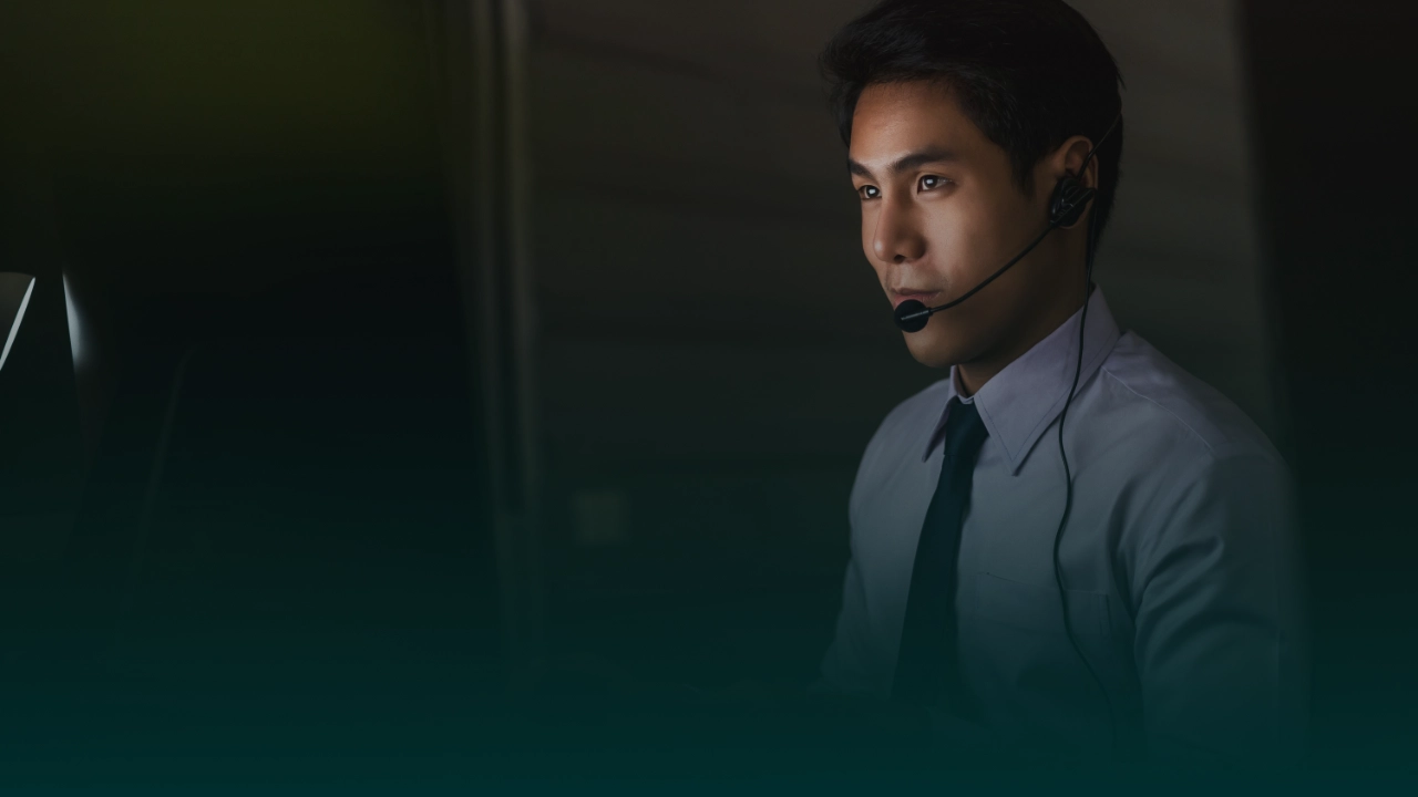 image of service area map for a courier & delivery service