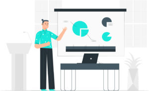 Commercial qui s'écoute parler, qui parle trop à son prospect et veut pitcher pour vendre