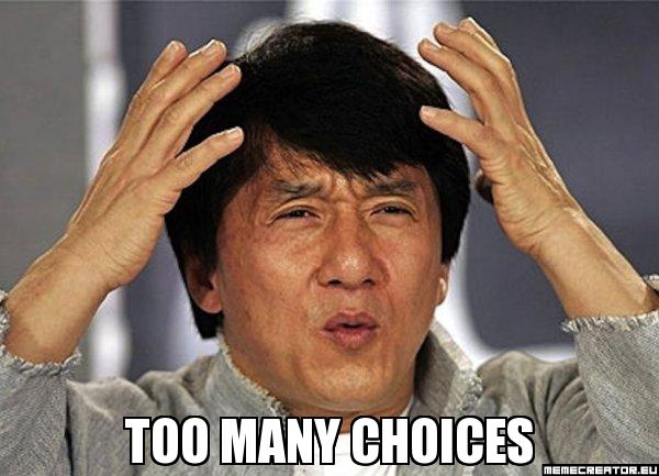 Trop de méthodes commerciales disponibles