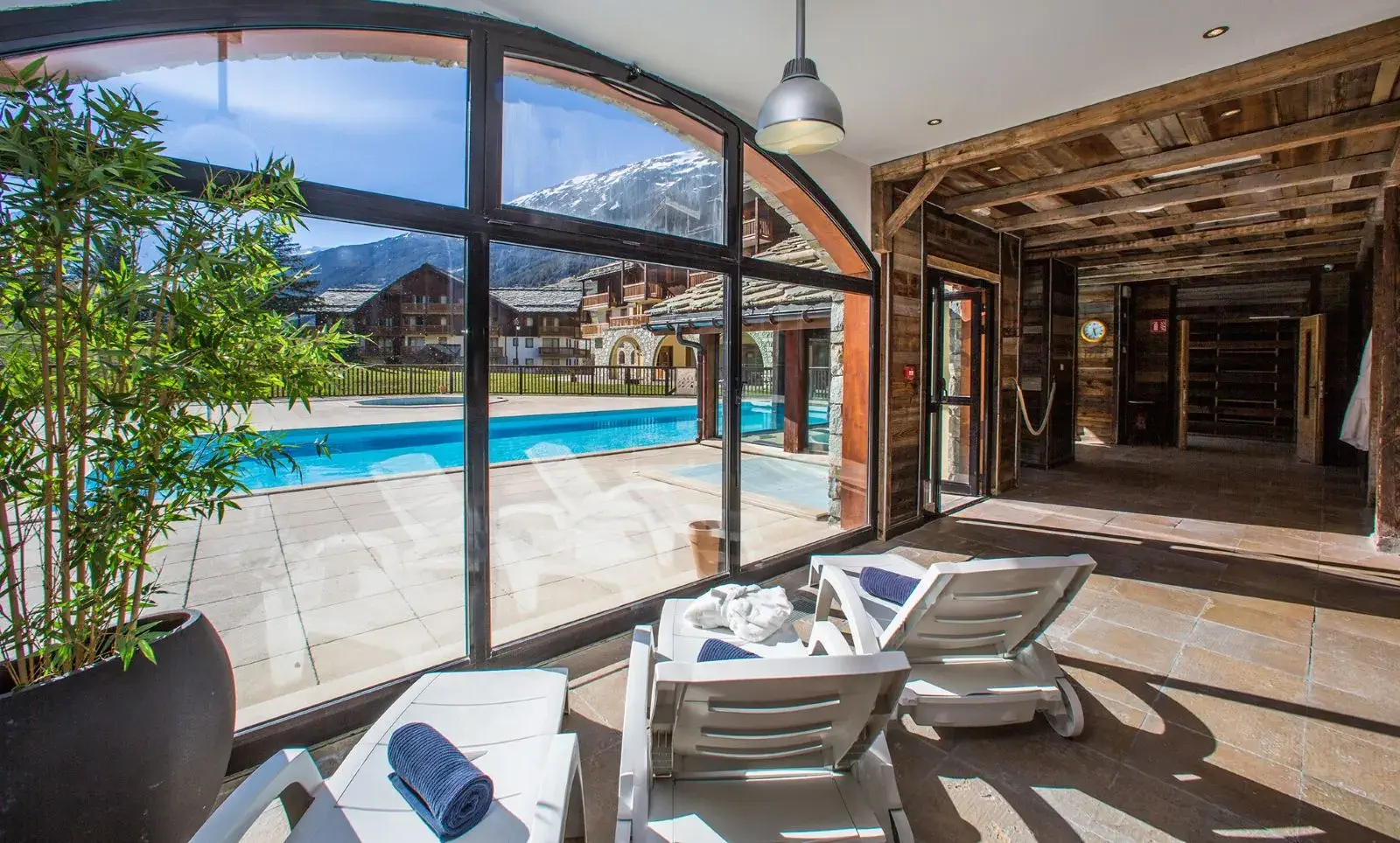 Wellness center at Les Alpages de Val Cenis