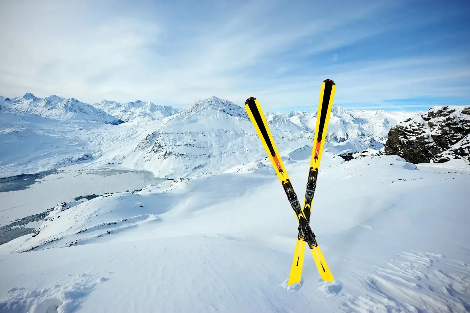 Top of the Val Cenis ski resort