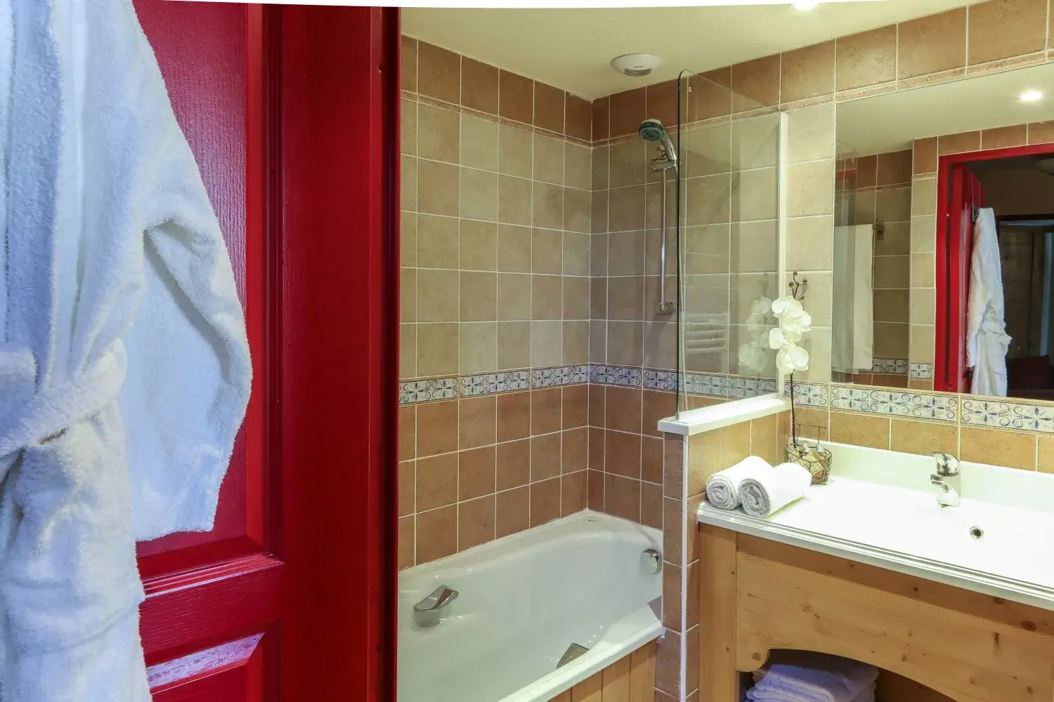 Bathroom at Les Alpages de Val Cenis