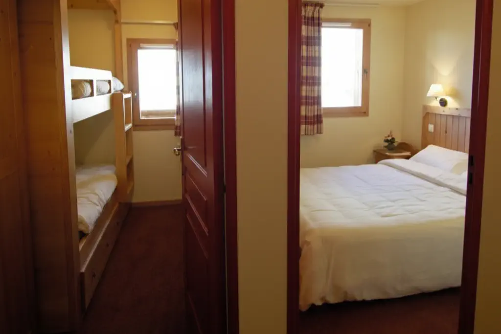 Bedrooms at Les Alpages de Val Cenis