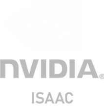 NVIDIA logo with the word ISAAC below it.