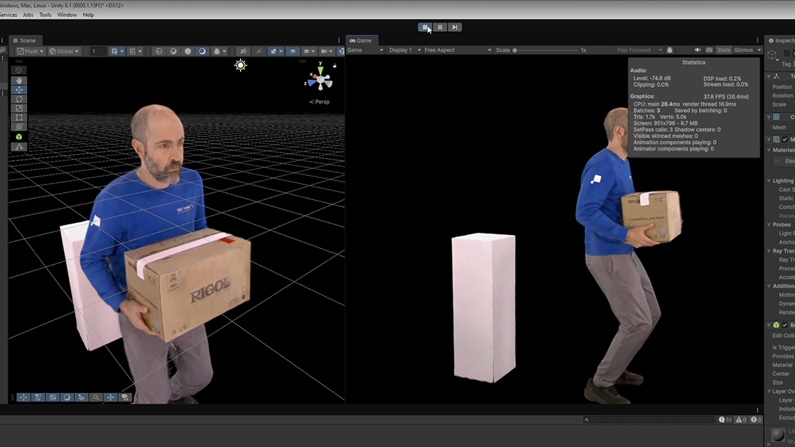 Panasonic wordmark logo in gray font on transparent background.