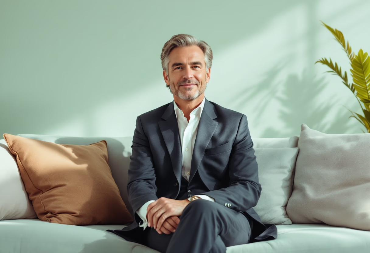 image of the personal coach in a relaxed setting