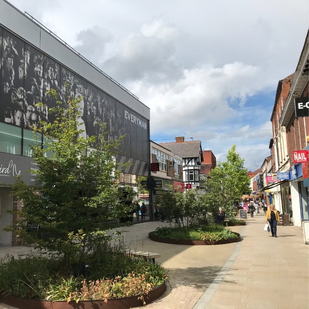 clear space with tree stump removal altrincham