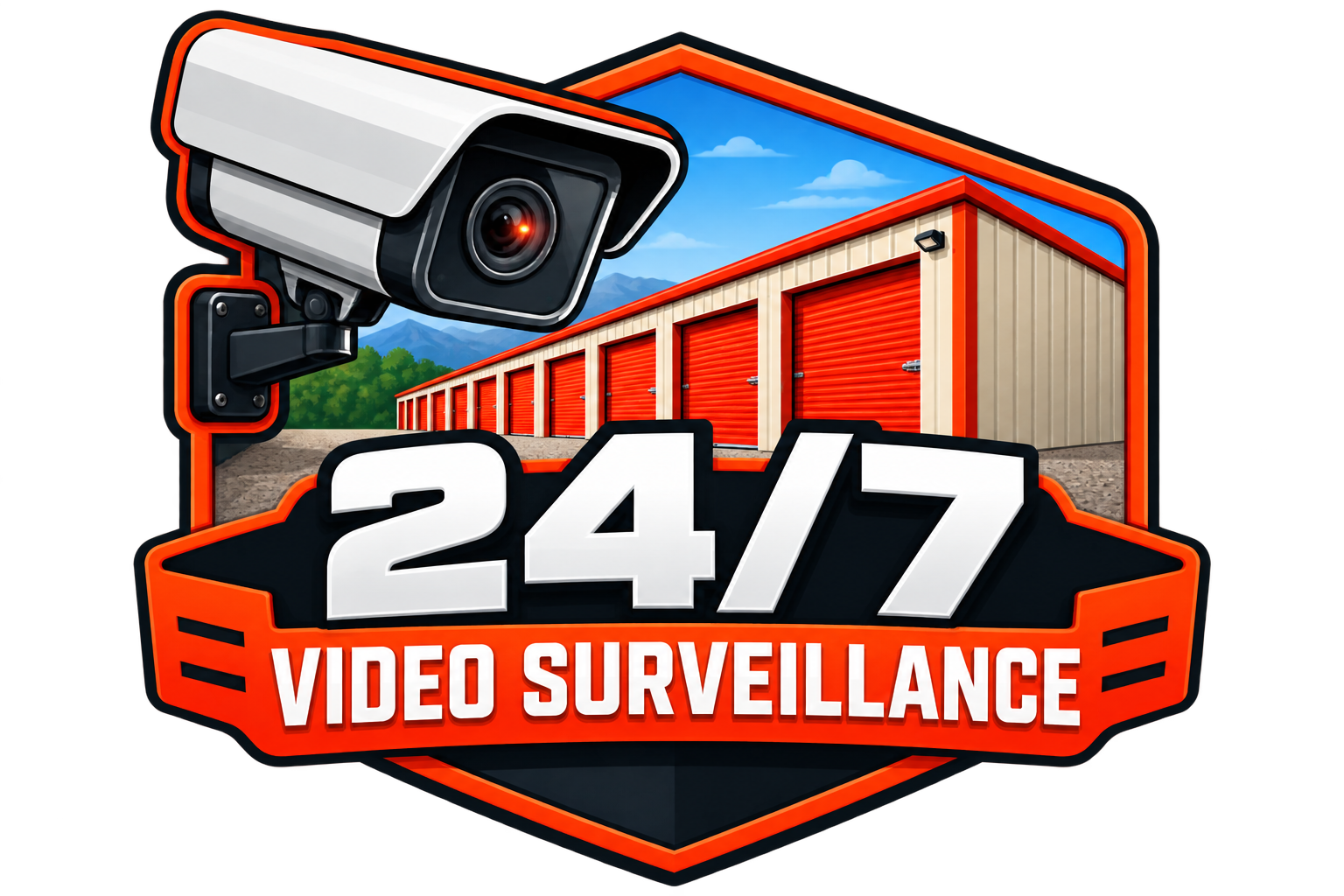 24/7 video surveillance
