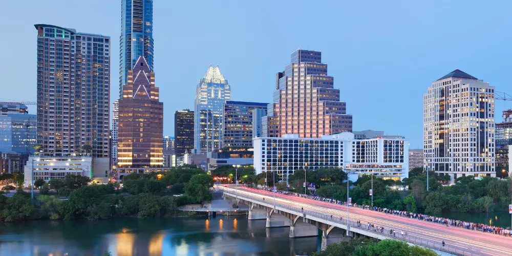 Luxury hillside backyard with native plants and views of Lake Sherwood, California