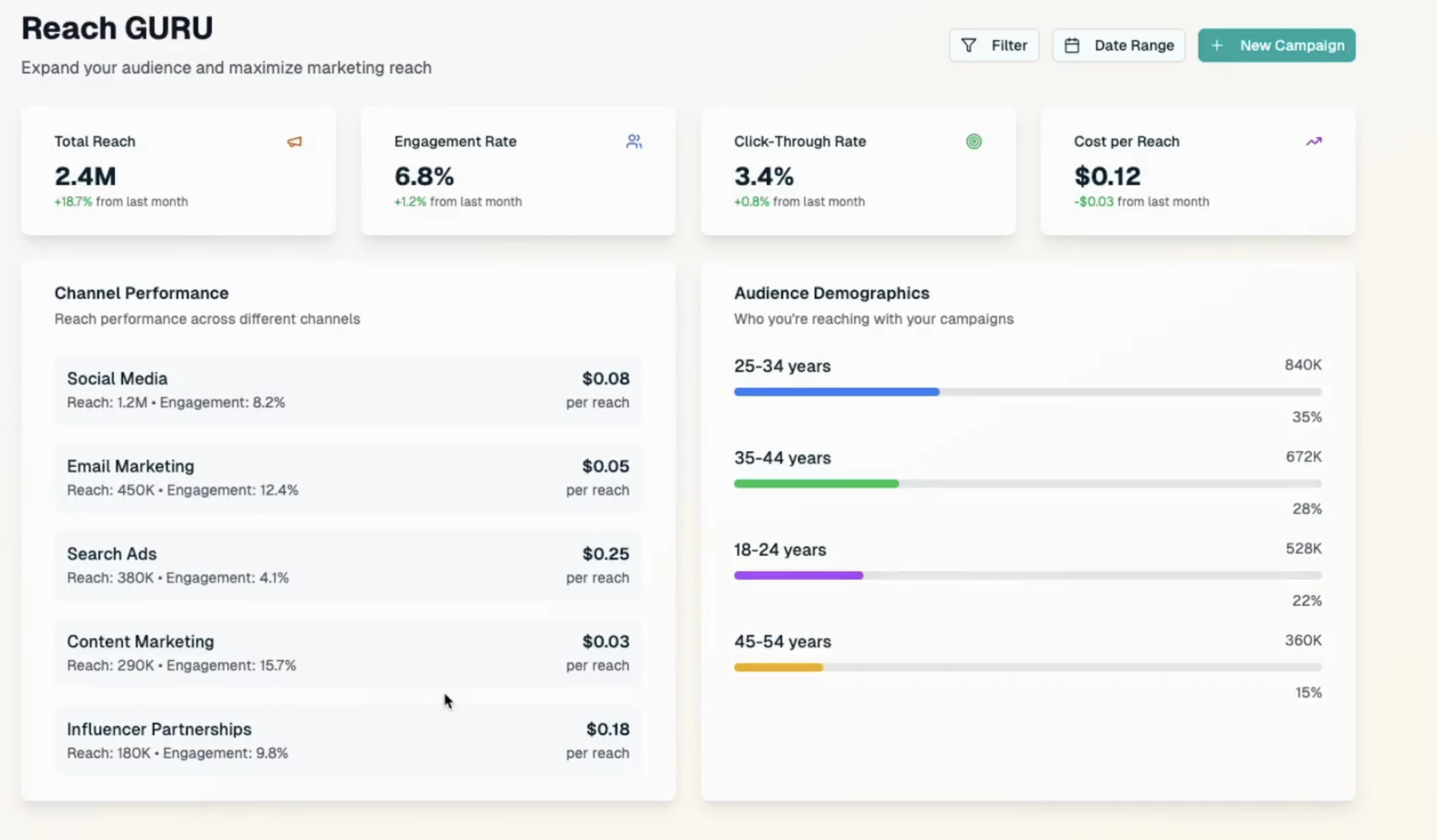 [interface] screenshot of core features (for a ai legal tech company)