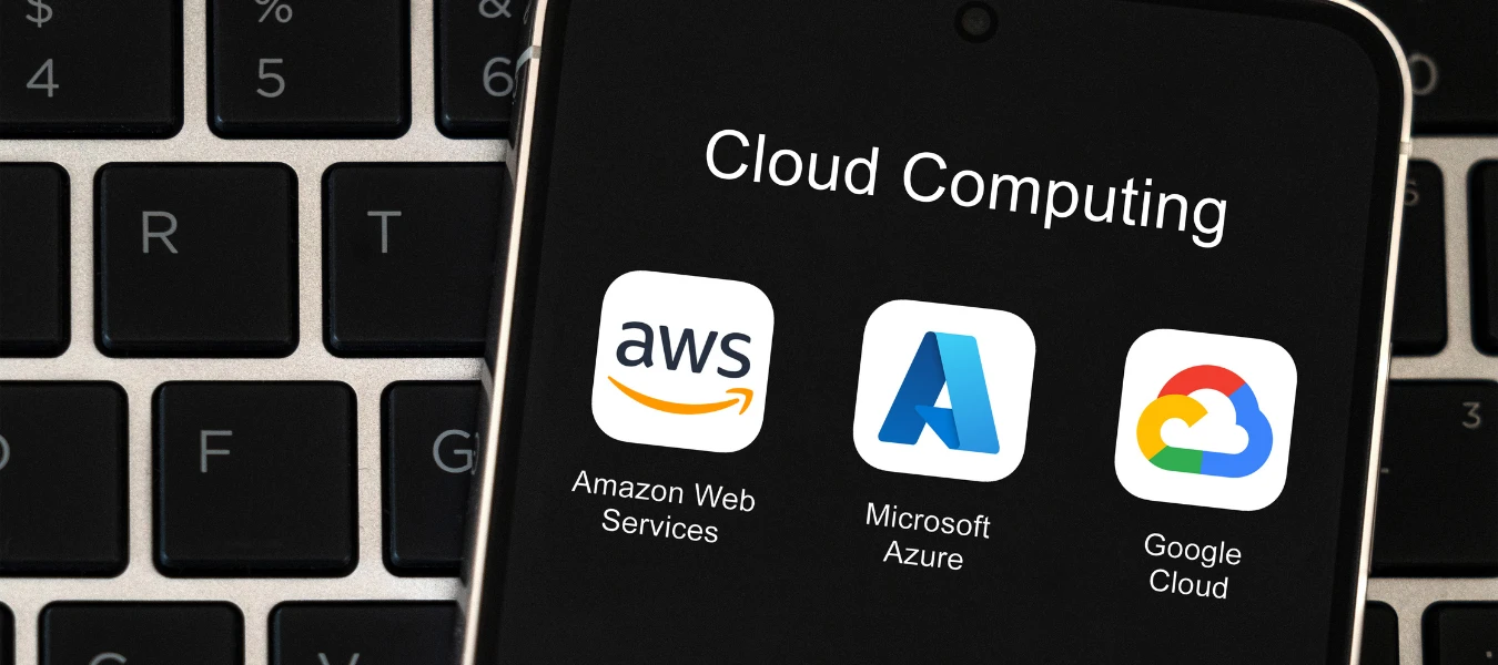 Image of cloud computing management on mobile