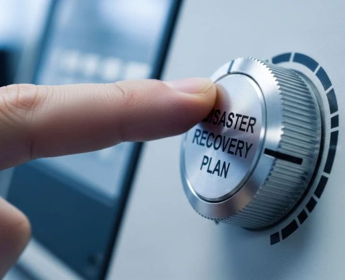 Image if a disaster recovery button