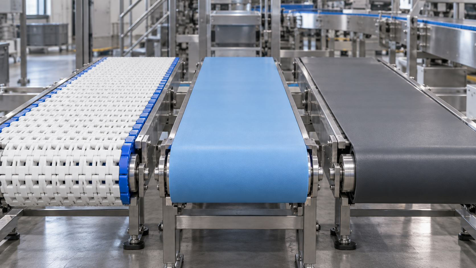 Bandas modulares, monolíticas o tejidas con cobertura de PVC y PU: ¿cuál conviene utilizar?