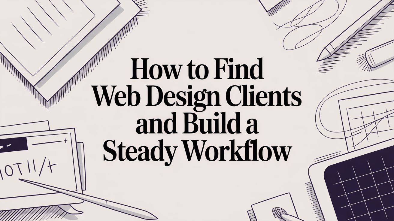 How to Find Web Design Clients and Build a Steady Workflow