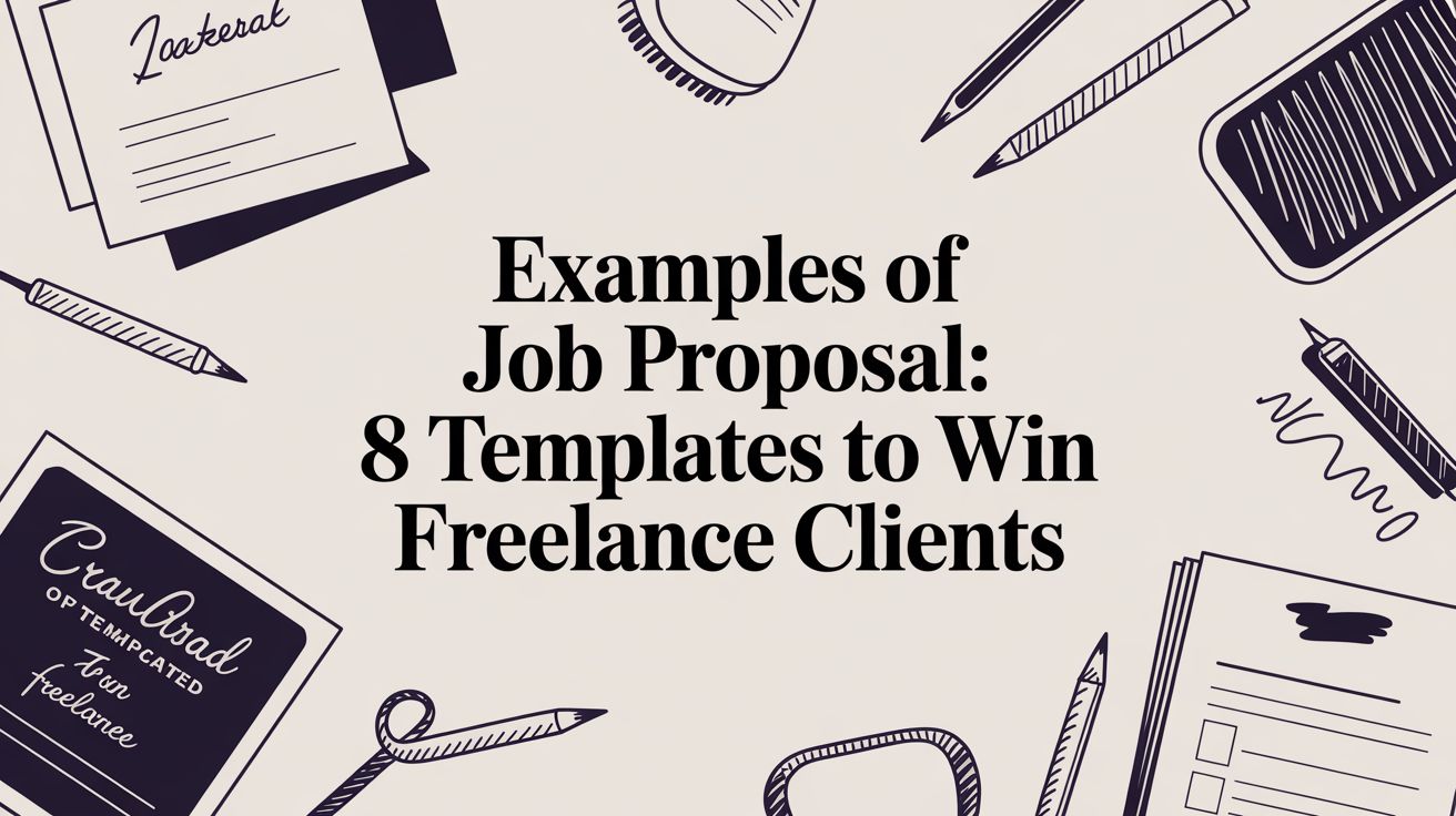 Examples of job proposal: 8 Templates to Win Freelance Clients
