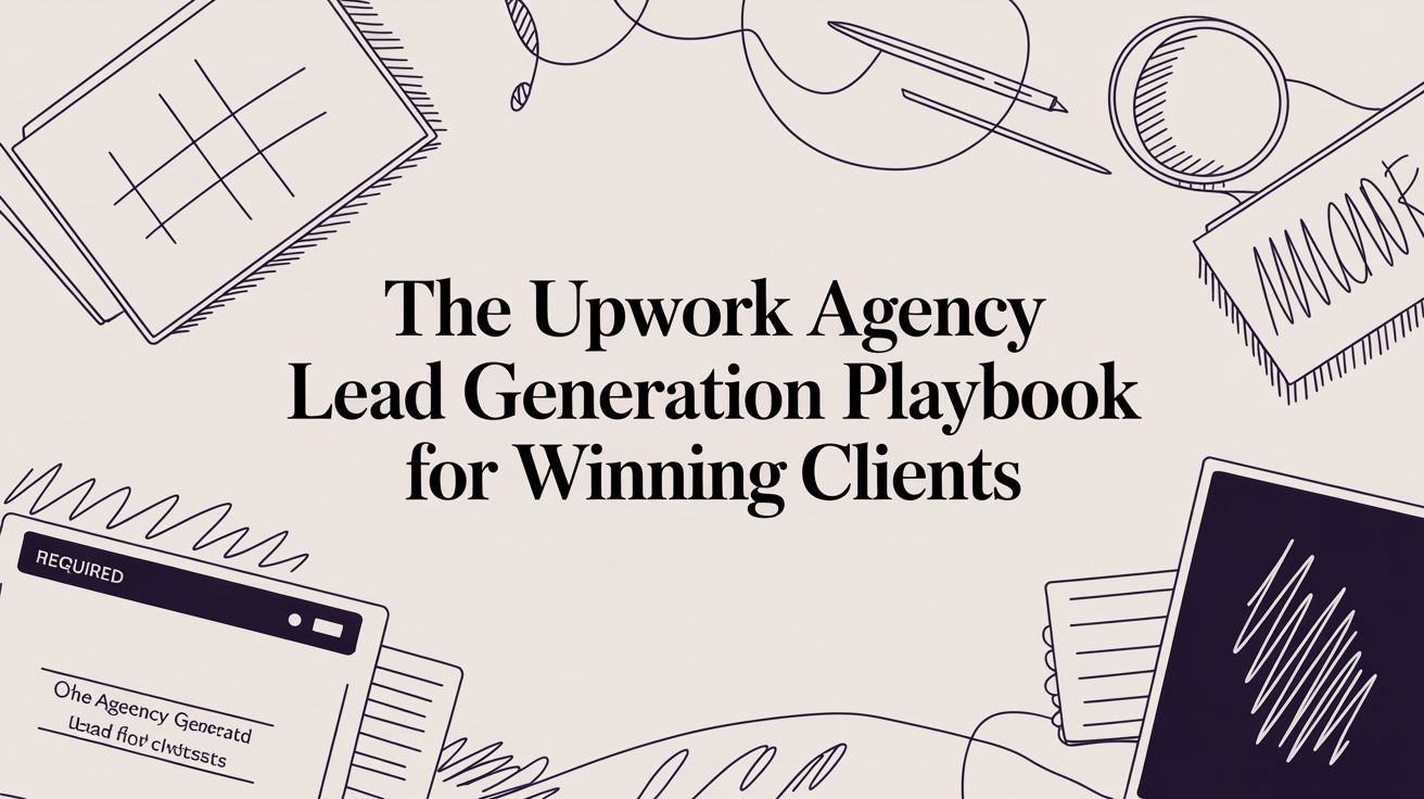The Upwork Agency Lead Generation Playbook for Winning Clients