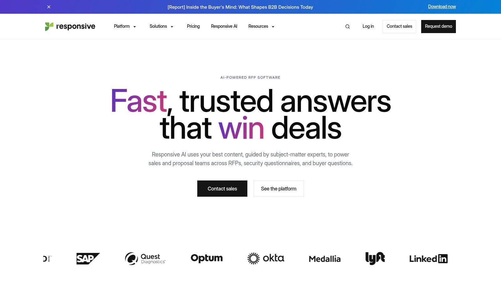 Responsive (formerly RFPIO)